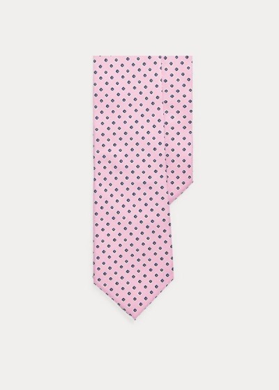 Men's Polo Ralph Lauren Neat-Print Silk Narrow Ties | 160329QNI